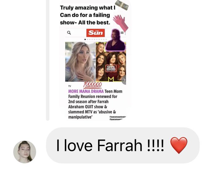 The most #teenmom has thrived since I left&hellip; failing forward 💯 @ParamountTVS @paramountplus https://t<a href="/tag/teenmom"class="tags">#teenmom</a>