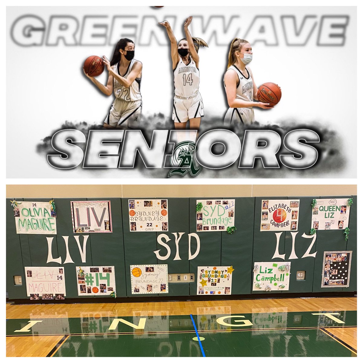 AbingtonGbb's tweet photo. Abington 50
West Bridgewater 49

Huge senior night team win led by our three amazing senior captains Olivia Maguire, Sydney Brundage &amp; Elizabeth Campbell! Thank you everyone who made tonight special. So proud of our girls who are a pleasure to coach! 

#GWP @AbingtonAD @SSLHoops https://t.co/P1pL8G9JQT
