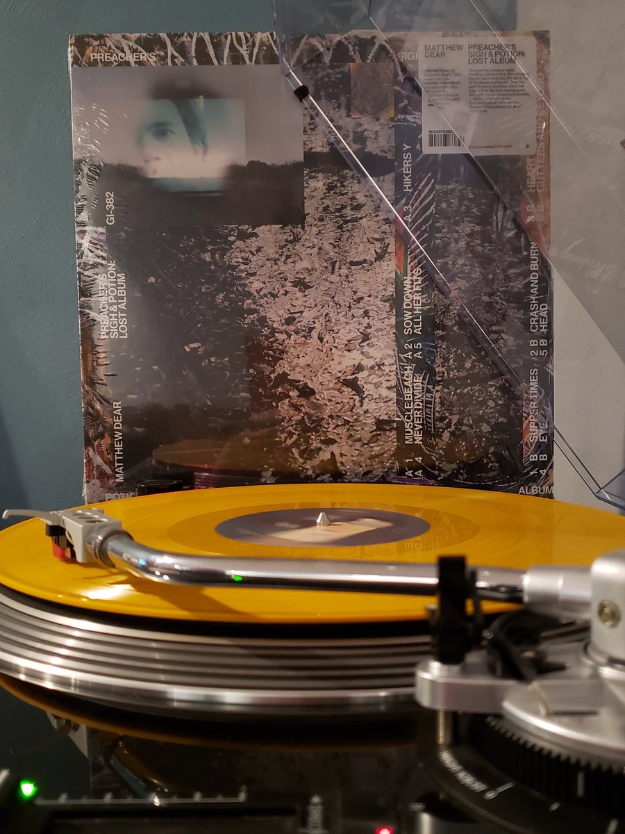 NowSpinningKL's tweet photo. Matthew Dear - Preacher's Sigh & Potion: Lost Album (2021).
Recorded in 2008 and subsequently shelved. Organic loops with acoustic folk-rock riffs and even a little twang here n there. Beck-ian, if I may.
#nowspinning #vinyl #electronic #indiepop #folk #matthewdear https://t.co/V9YuOgsXDF