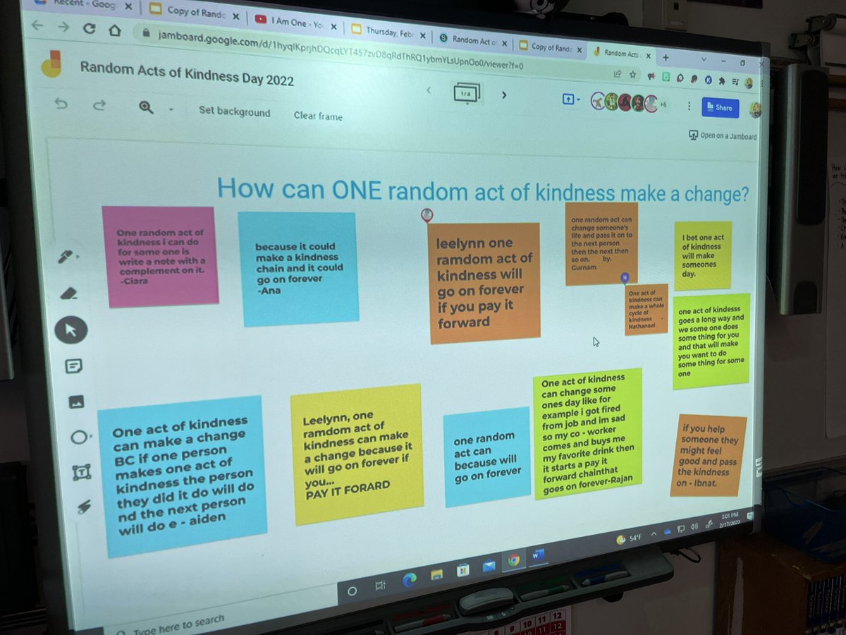 CaroddosKiddos's tweet photo. The students have been performing random acts of kindness all week! We’ve been discussing the impact being kind has on others! @meadowbrookem https://t.co/CkA4OYg1Hh
