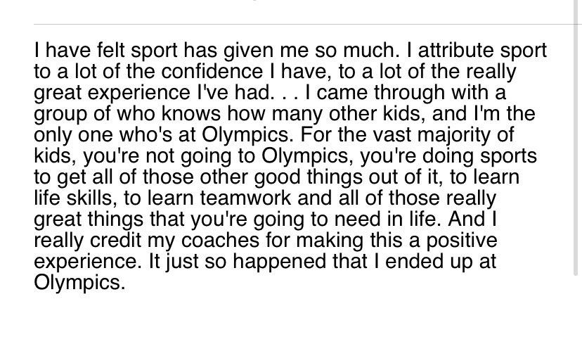 Ewingsports's tweet photo. Canadian skater Madeline Schizas was asked last night what can be done to make sports healthier for young women. She credits her coaches for make skating positive. It’s always been about the journey, no pressure to make Olympics. Here’s part of what she said. #figureskating https://t.co/kZVpqDSy28