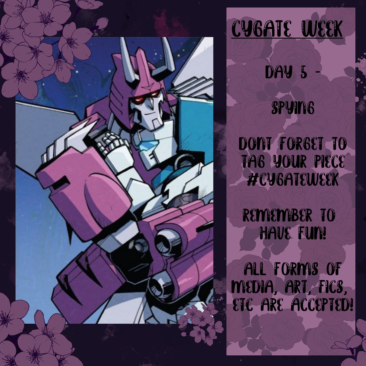 cygateweek's tweet photo. Day 5 of #cygateweek is spying!

This seems like a prompt that would fit Whirl pretty well 🤔 https://t.co/Ti0QQUVUqs