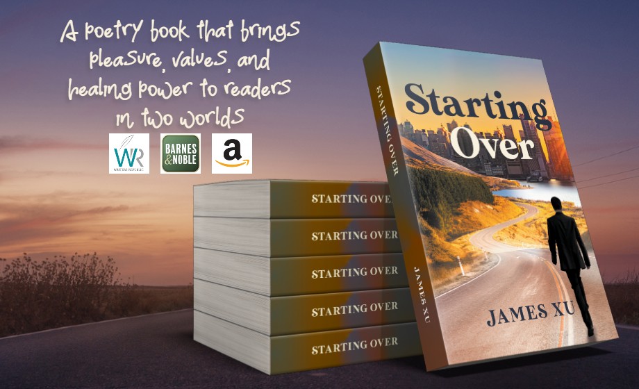 It is my hope that the bilingual form of this #book brings pleasure to readers in both worlds. A #poetry book that brings pleasure, values and healing power to readers in two worlds. authorjamesxu.com

#WritingCommunity #writing #amwriting #poetrycommunity #PoetsOnTwitter