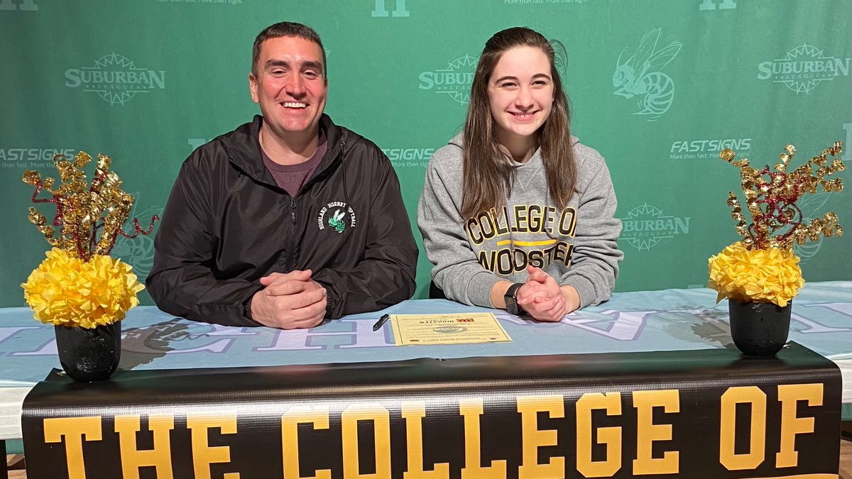 Thrilled to be able to celebrate with family, friends and teammates. #signingday <a href="/CoWSoftball/">Wooster Softball</a>