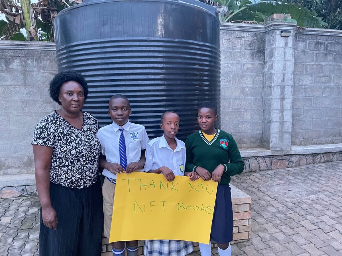 Thanks Mike <a href="/Freshmystery/">Commander-in-charge</a> represented #NFTBOOKS to contribute a small part to support " Kisasi Primary School" in Uganda. A great journey will always start with the smallest step.

#WeAreRealBookers #BookSwarmArmy