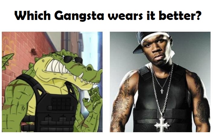 GangstaGators's tweet photo. You tell me. Comment below.

4200 Unique Gangsta NFT's coming to Solana Blockchain March 16th. 

Dont miss out!

Check out https://t.co/FQ2AHBowu9 for more info.

#gangstagators #50CENT #gangsta #NFTProject #SolanaNFTs #OG #sneekpeek #ComingSoon https://t.co/SR814r3lsH