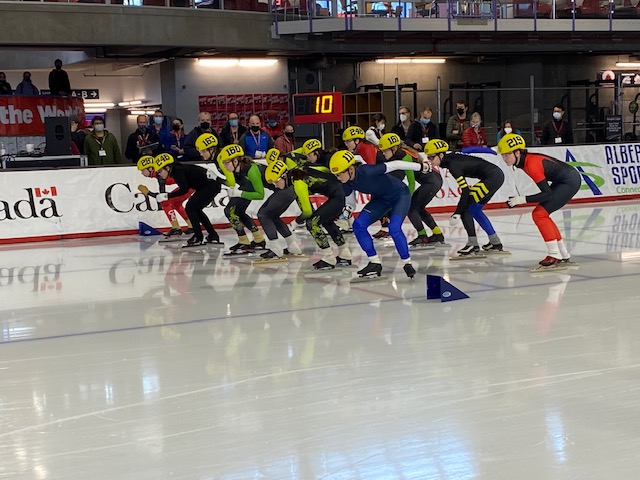 Getting ready to race at Alberta Open!