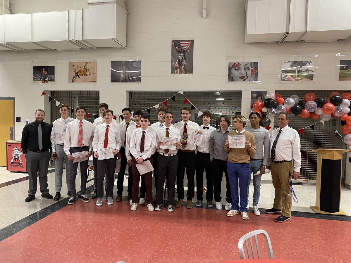 CombsBasketball's tweet photo. Great night for our banquet.   Love, and will miss, this team.  Especially those seniors https://t.co/FlBPCaT90b