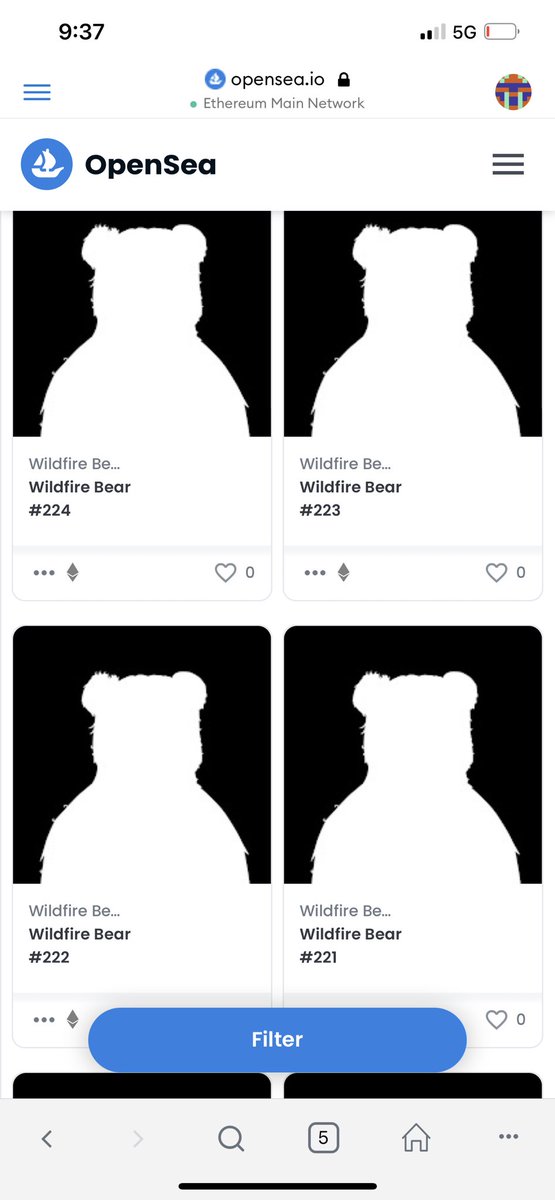 whoknewnew1's tweet photo. Minted 10 @WildfireBears 

Mint .01 gas was $5 each, total .113eth for all 10 so impressive! 

#NFT #NFTs #NFTMinting https://t.co/PgIVYaHPMD