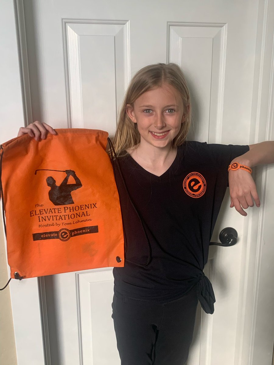elevatephoenix's tweet photo. We’re feeling the love from Savannah who dressed up as an Elevate Phoenix Teacher/Mentor at her school’s Career Day and we just had to share. Thanks Savannah for representing us so perfectly! ❤️ https://t.co/ctcyfred4F