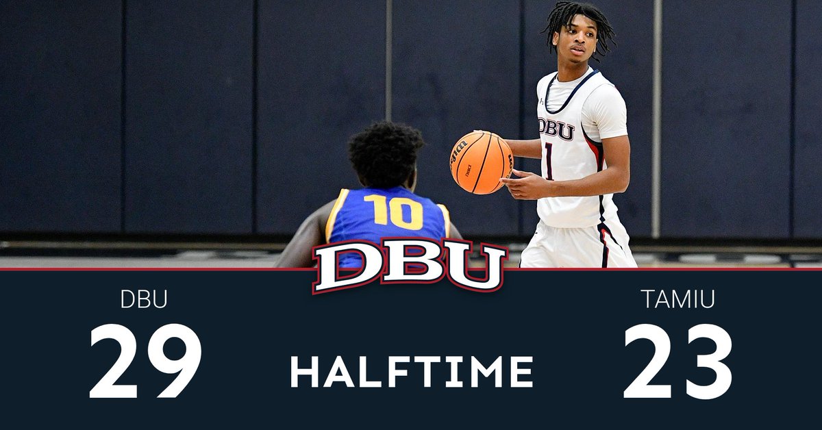 One half down one to go! 1st Half Stats 📊:

44% from 3⃣ (4-9)
14 paint points 🎨
Austin Garner leads all scorers with 1⃣1⃣

📺: lonestarconferencenetwork.com/tamiu/
