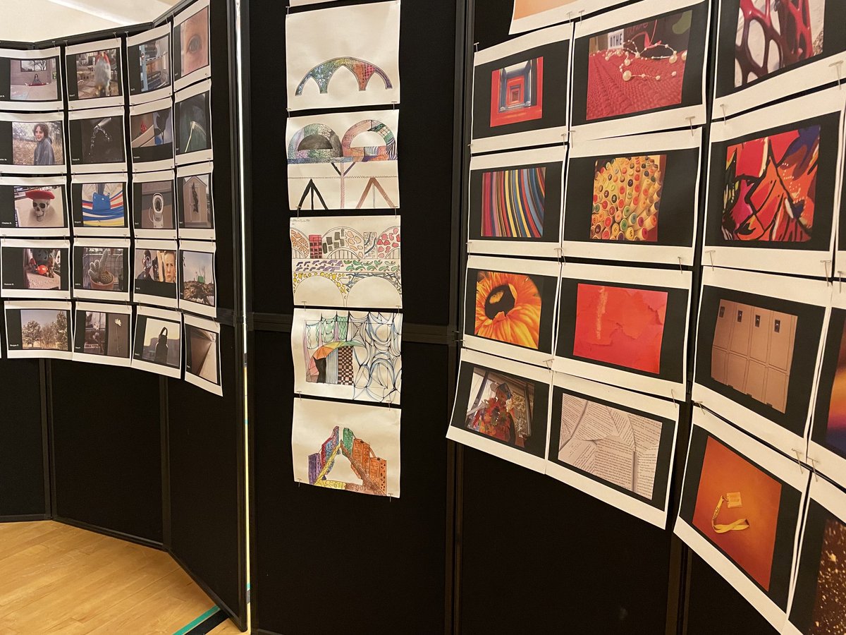 salgado_kate's tweet photo. Mrs. Costa’s art classes have work on display tonight! 🔥⁦@FlagstaffAcad⁩ #dragonpride https://t.co/Jz8wf36h7j
