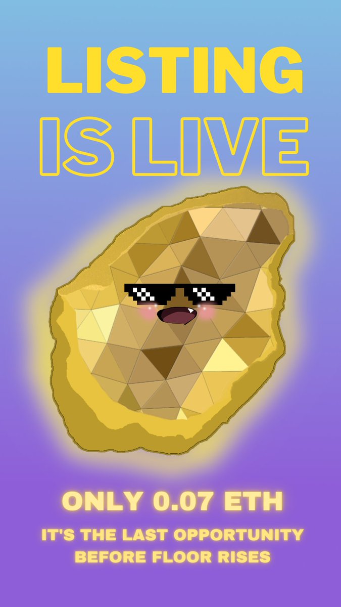 LISTING IS LIVE!! Go check it out at
opensea.io/HiddenRocks we proudly present our cute pet rocks collection on Opensea  #NFT #cryptocurrency #NFTCommunity #nftcollectors #nftart #NFTProjects