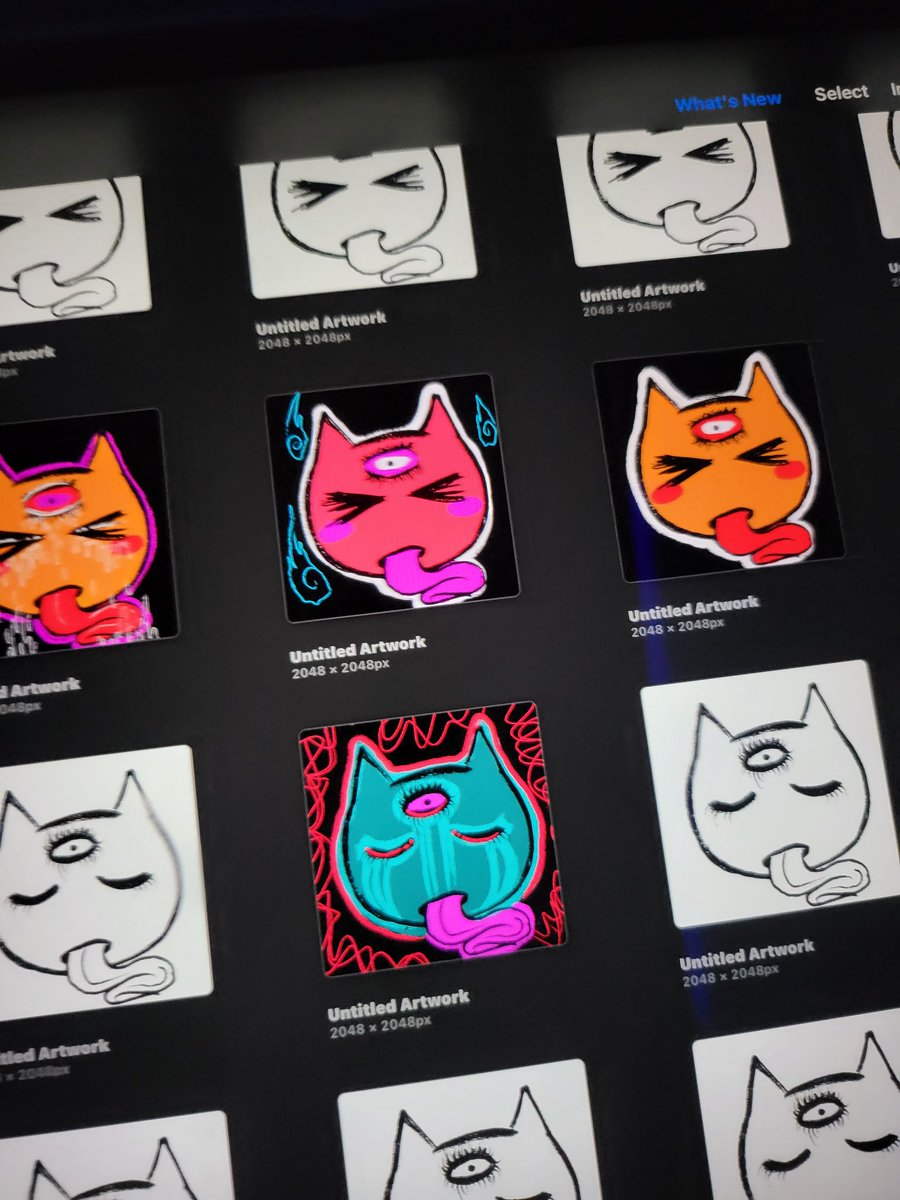 MindMonster_NFT's tweet photo. Work in progress photos of the upcoming collection! 
These little monsters will bridge the gap between @epicthundercat and @monstersofmind 😍

More information to come! https://t.co/PeKYDMTekl