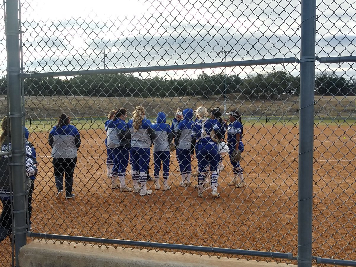 <a href="/Badger_SBall/">Lady Badger Softball</a> getting the W this evening at Harker Heights Tournament !! #BadgerNation #Cold