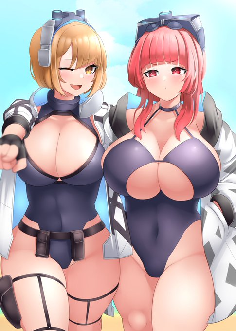 #くそ寒いので水着絵を貼る
🥶🥶🥶 