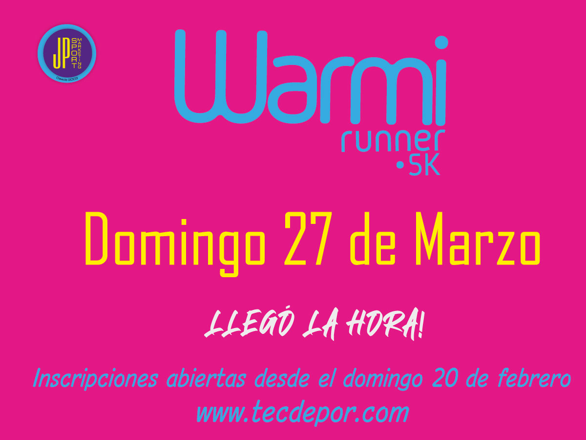 WARMIRUNNER's tweet photo. LLEGÓ EL MOMENTO! #WarmiRunner5k Domingo 27 de marzo. El evento para mujeres, más grande del país está de vuelta. Comparte la publicación y etiqueta a tus socias running con el HT #WR5K y participa por inscripciones😍👱♀️🥳👩🦳🤩👵 #Quito y #Cuenca https://t.co/Wmb7NEdeVK