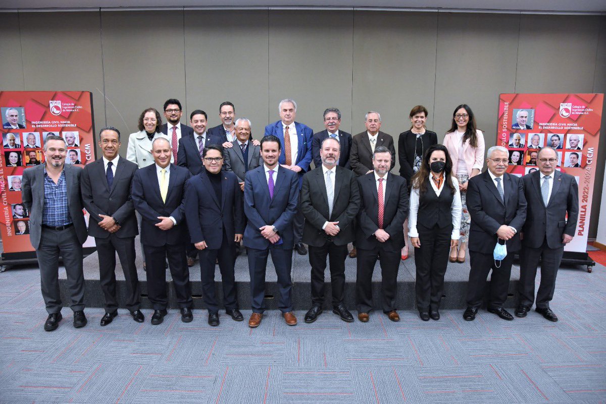 CICMoficial's tweet photo. ¡Gracias por participar!

Tú formas parte del presente y futuro de la "Casa de la Ingeniería Civil" 

El Consejo Electoral anuncia al XXXIX Consejo Directivo del @CICMoficial 
“Ingeniería Civil Hacia el Desarrollo Sostenible” https://t.co/nt7rJZemhs