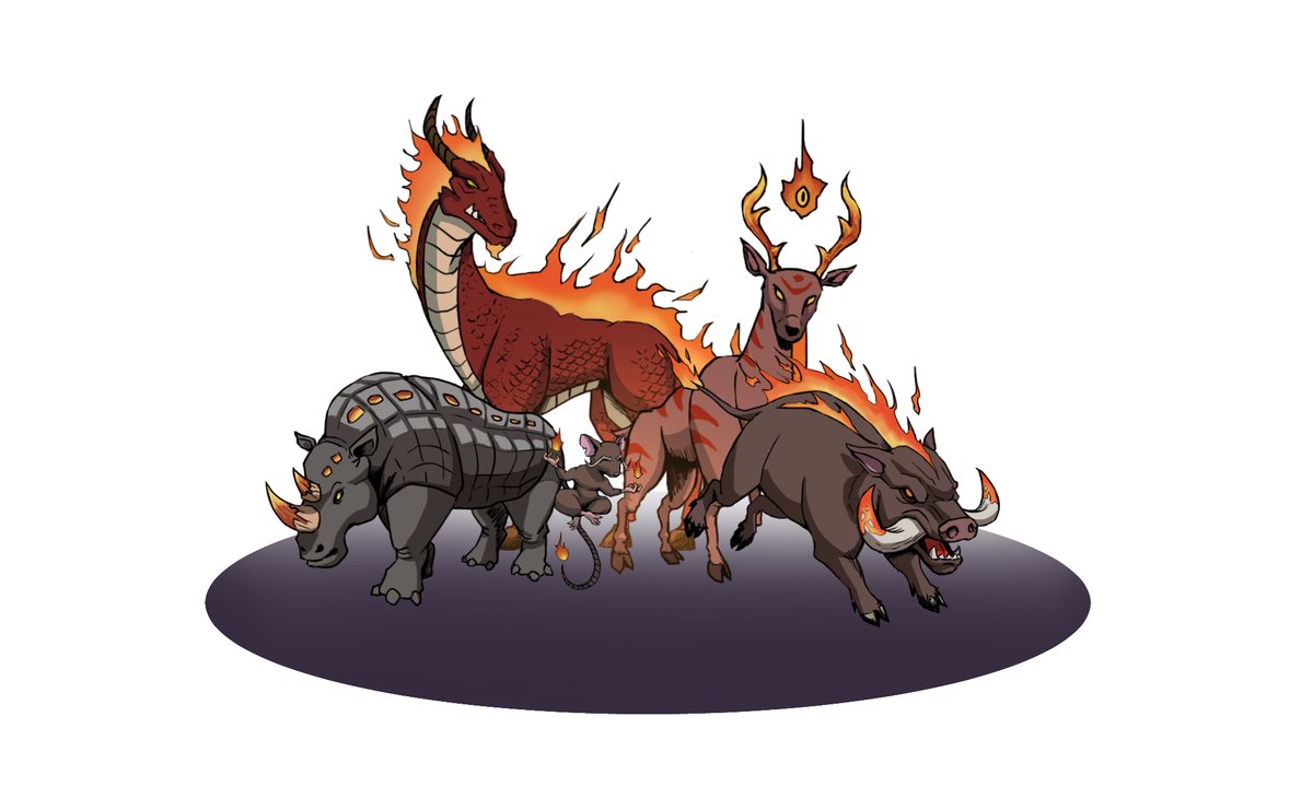 IgnisYik's tweet photo. Fire Gang
#MONSTERS #creaturedesign #fire #conceptart https://t.co/CiwF8GfSDG