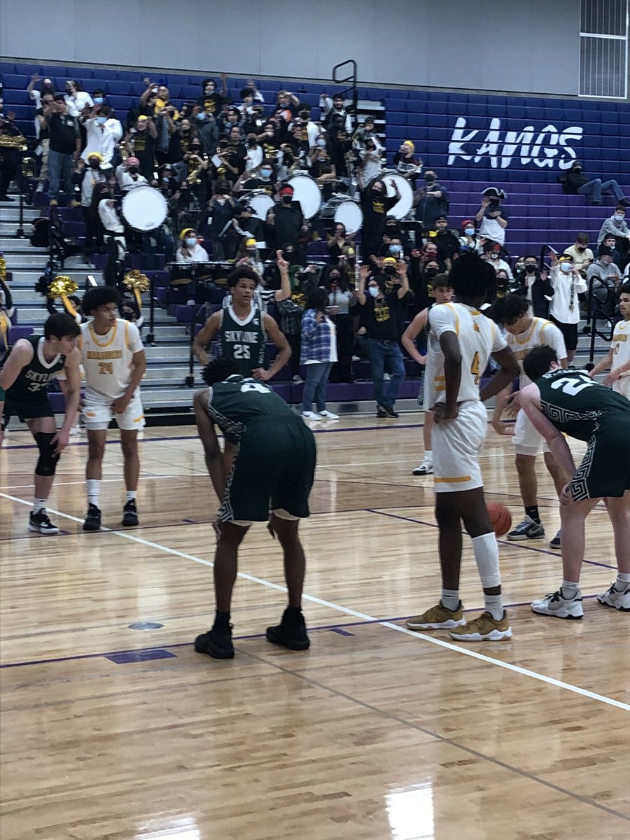 Boys win 74-54! Band showed up as well!