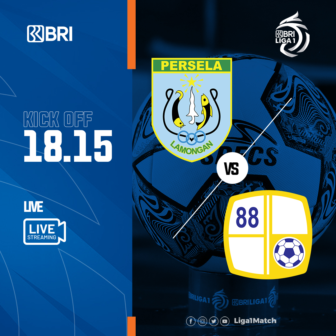 Pertandingan Persela vs Barito Putera akan berlangsung di Stadion Kompyang Sujana Denpasar, Jumat (18/2/2022) pukul 18.15 Wib. (Twitter / @Liga1Match)
