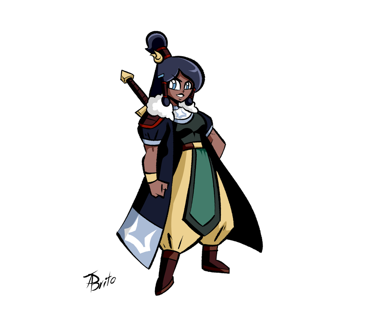 MildraTheMonk's tweet photo. Avatar Korra, as redesigned in the #GeekWatch Reconstruction of Books 2-4.
Thanks once again to artist @JosephBrito7 for putting up with my crazy ideas. https://t.co/yWyjv7BqxW