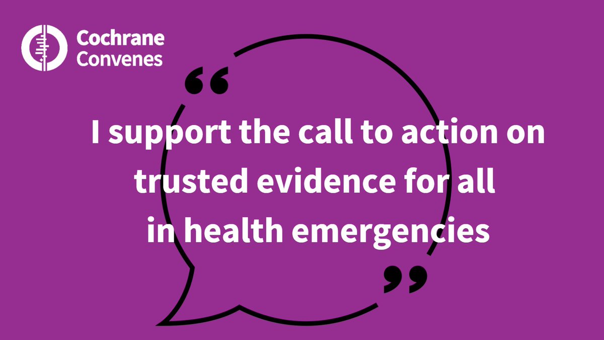 CochraneAus's tweet photo. Support the call to action on trusted #EvidenceforAll in health emergencies. The @CConvenes report is now out!
https://t.co/AEZJyYxjRc #ConvenesReport https://t.co/cEjeArIMvD