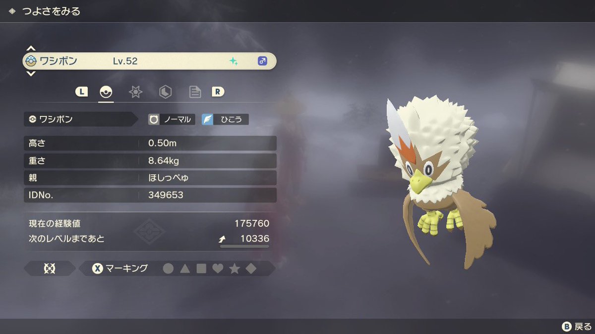 ほしっぺゅ ワシボン色違いキタァ テンション いやなんでもない まじて嬉しい ところでバルチャイとバルジーナは T Co Qgfikdnoam Twitter