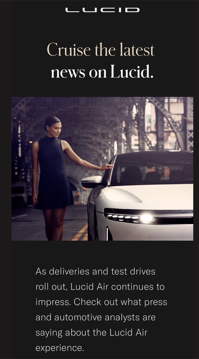 Sponge1113's tweet photo. Interesting email from @LucidMotors tonight….that “Test Drive” is very interesting to me? https://t.co/uZ9CIUW5V9