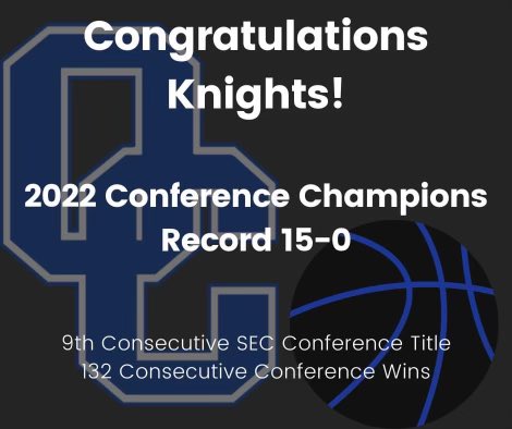 Congratulations to the Oak Creek Girls Basketball team on their 9th consecutive SEC conference Title!!

#GoKnights