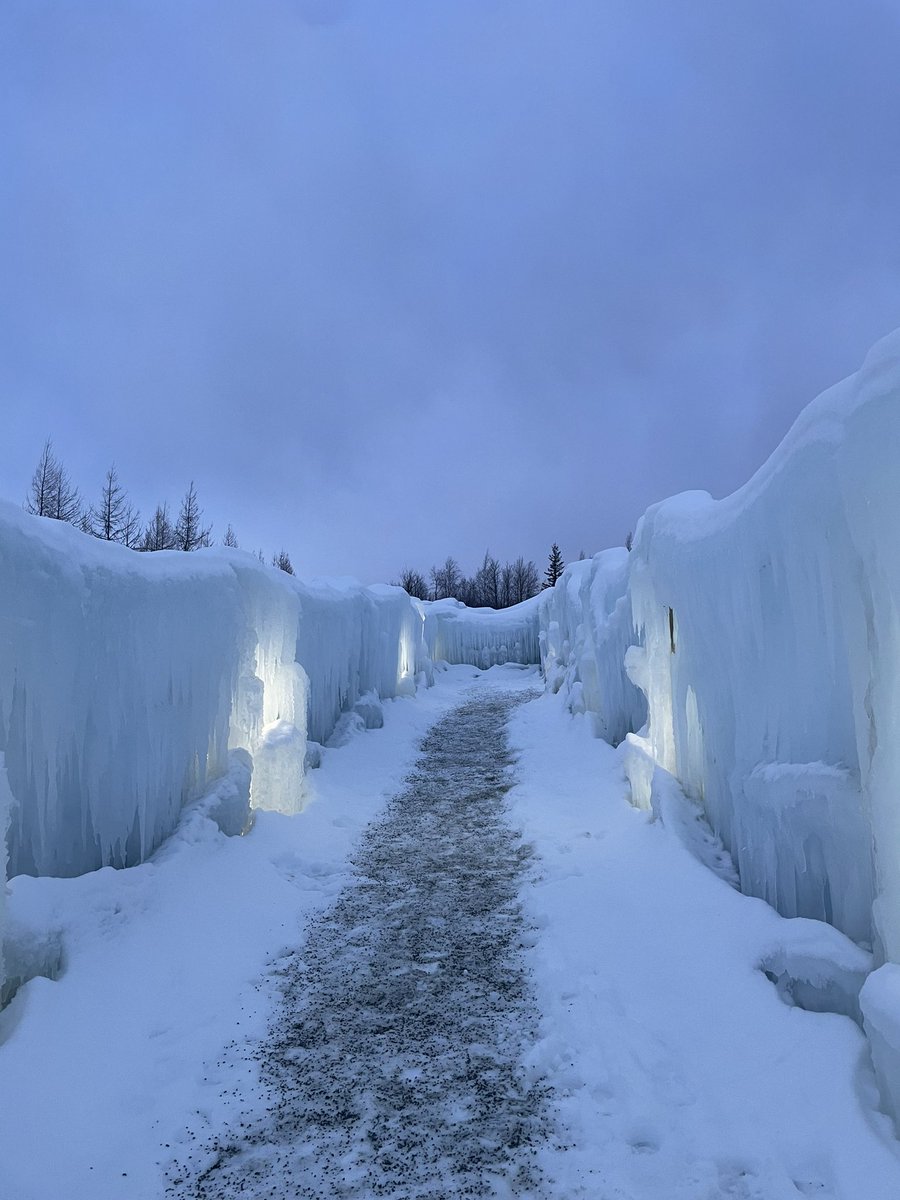 vtress29's tweet photo. Got lost in an #icemaze today. https://t.co/rzAAsFL2YA