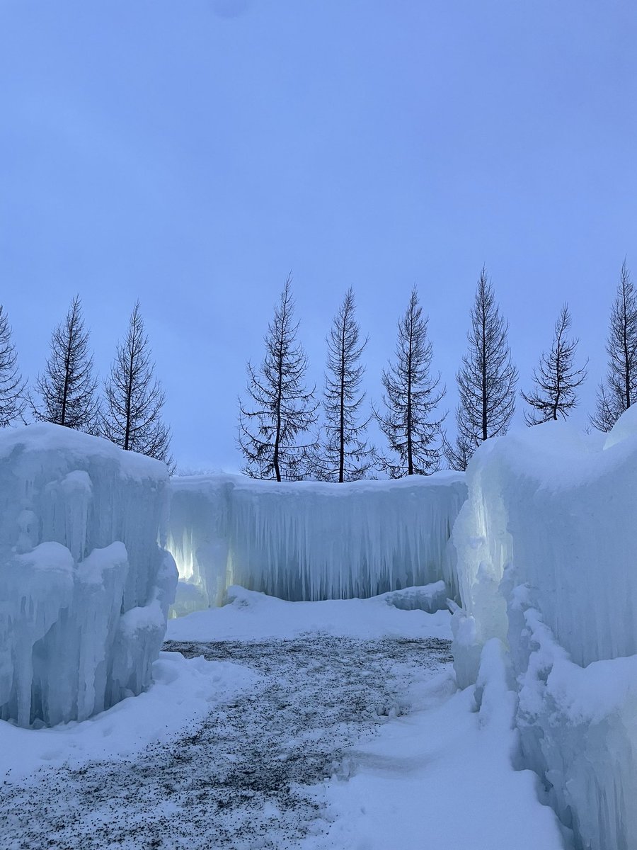 vtress29's tweet photo. Got lost in an #icemaze today. https://t.co/rzAAsFL2YA