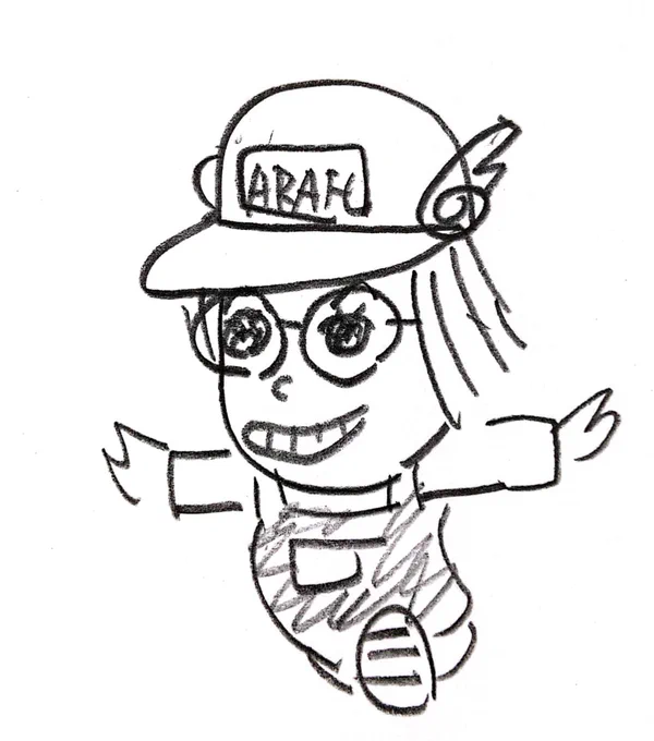#何も見ないで1分で描いてみた

Dr.スランプ アラレちゃん 