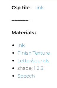 Feb 2022 Content 1: Csp file and materials used for Side Story 2✨ 