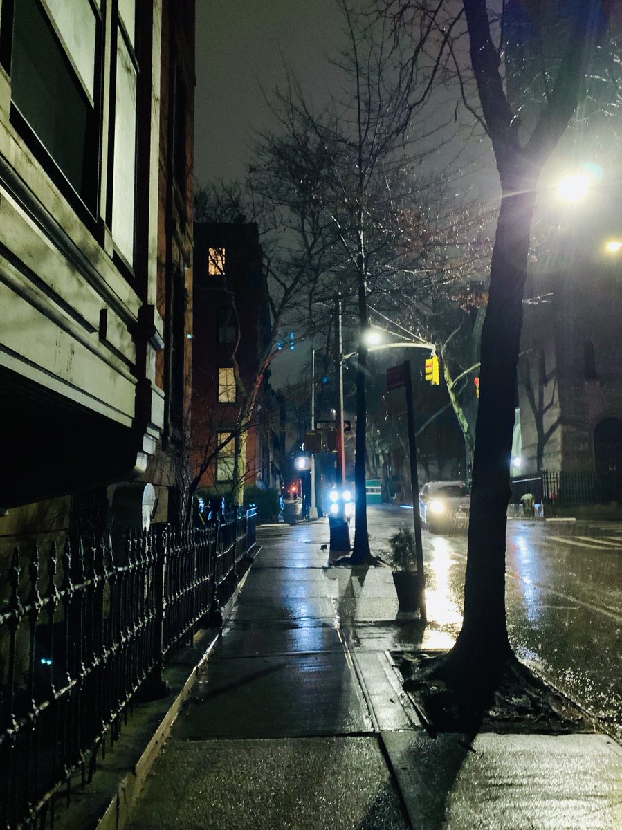 10:30pm Brooklyn Raining