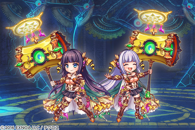 kamihimeproject's tweet photo. こやつらは1人のはずなのに、まるで2人が並んで戦っている気がしてくるのお！
掛け合いも息が合っておって、見ていると段々楽しくなるのじゃ
わしもどちらと話していても楽しいぞ！
何だかんだ言っておるが、お互いなくてはならない存在になったようじゃな？
#神姫プロジェクト https://t.co/wdn8Da3uwM