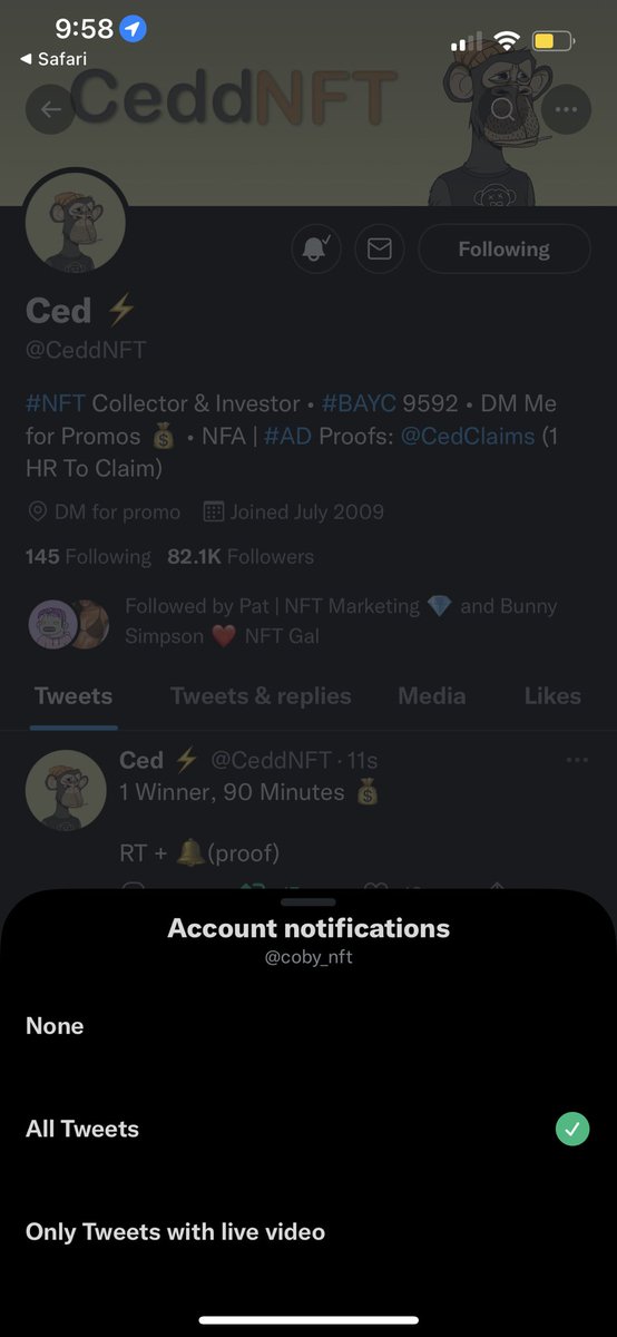 coby_nft's tweet photo. @CeddNFT https://t.co/Lcn0xmJwlp