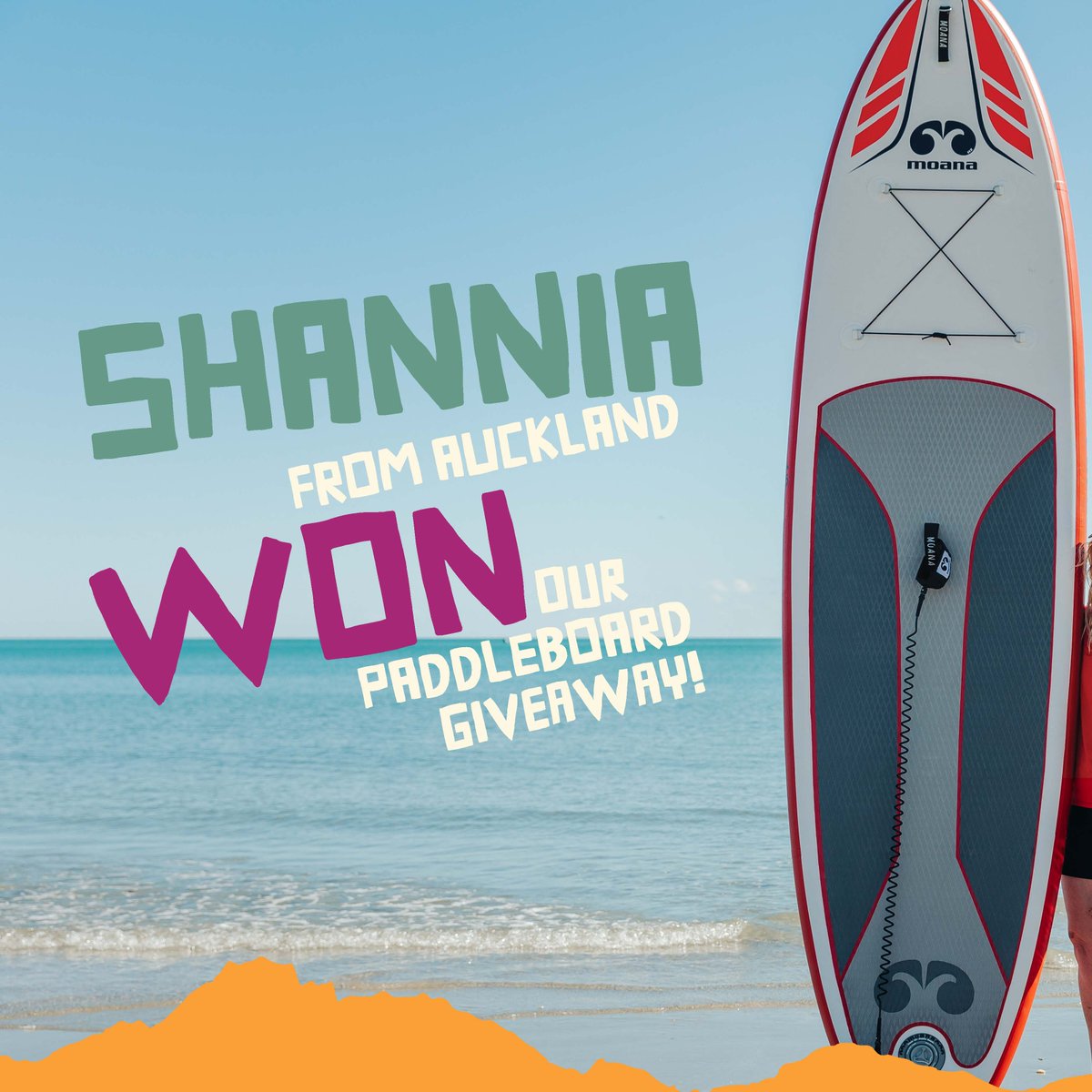 Congratulations to our Moana Stand Up Paddleboard winner! We know you'll have an epic time on this board 🤙 Catch you out on the sea real soon! 🐬 ⚓️
#MexicaliFresh #StandUpPaddleBoarding
