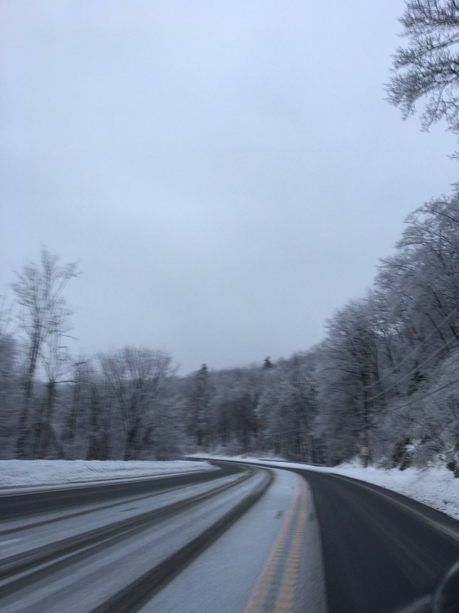 Slippery mountain roads always look so nice