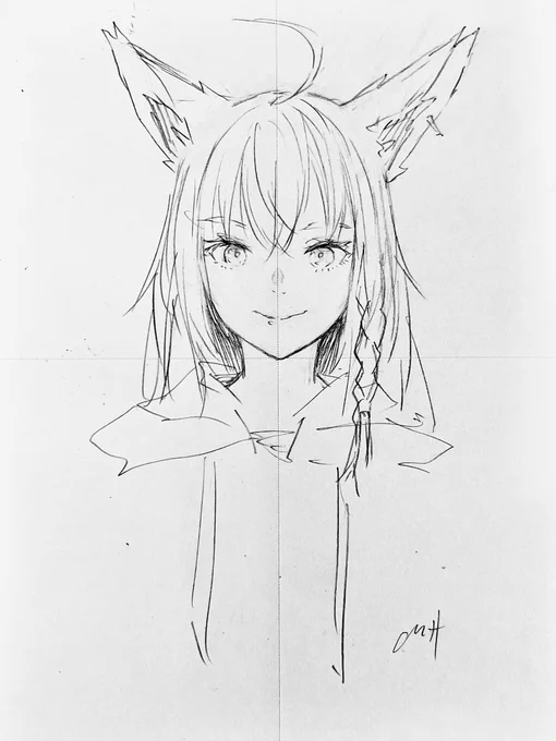 A little during lunch break_✍Drawing 