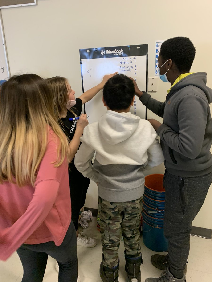 talesofmissL's tweet photo. Thanks @dent_official for suggesting the #4fours challenge. My students absolutely loved it. #education #grade6 #Math https://t.co/0ZJr1IViTj