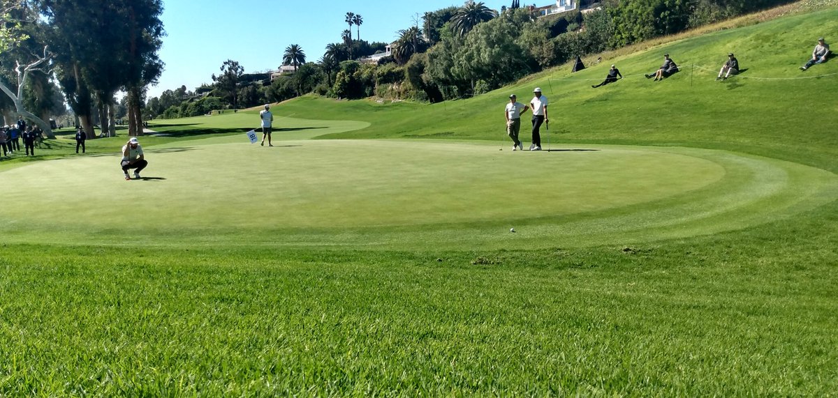 My favorite day of the year is always Thursday of the #GenesisInvitational--tremendous talent, a gorgeous course, and perfect weather 
Photo description: Sergio Garcia, Rickie Fowler, Tony Finau on the 18th green https://t.co/FK1Wy8Idmb