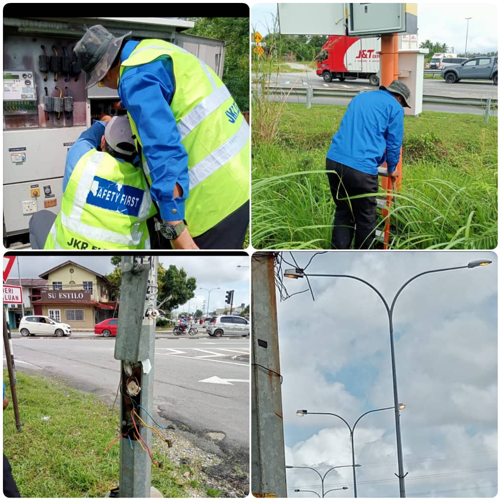 JKR CKE TRG (@jkr_cketrg) on Twitter photo Demi Kepentingan Awam
Kerja² pembaikian segera lampu jalan secara jabatan CKE Terengganu di Laluan FT14 & FT03 Pengadang Baru dan Bukit Jong selesai dibaikpulih.
#CKEBerprestasiTinggi
<a href="/yusufghani200/">تذكرة</a> <a href="/HasliJKR/">Hasli Ibrahim (Ir. Dr.)</a> <a href="/rozniazwar/">Ir. ROZNI</a> <a href="/hanizanshaffii/">hanizan</a> <a href="/husinmjkre/">Husin Mustafa</a> <a href="/noorashikinmt/">noorashikin tamimi</a> <a href="/JKRTerengganu/">JKR Terengganu</a> Demi Kepentingan Awam
Kerja² pembaikian segera lampu jalan secara jabatan CKE Terengganu di Laluan FT14 & FT03 Pengadang Baru dan Bukit Jong selesai dibaikpulih.
#CKEBerprestasiTinggi
<a href="/yusufghani200/">تذكرة</a> <a href="/HasliJKR/">Hasli Ibrahim (Ir. Dr.)</a> <a href="/rozniazwar/">Ir. ROZNI</a> <a href="/hanizanshaffii/">hanizan</a> <a href="/husinmjkre/">Husin Mustafa</a> <a href="/noorashikinmt/">noorashikin tamimi</a> <a href="/JKRTerengganu/">JKR Terengganu</a>