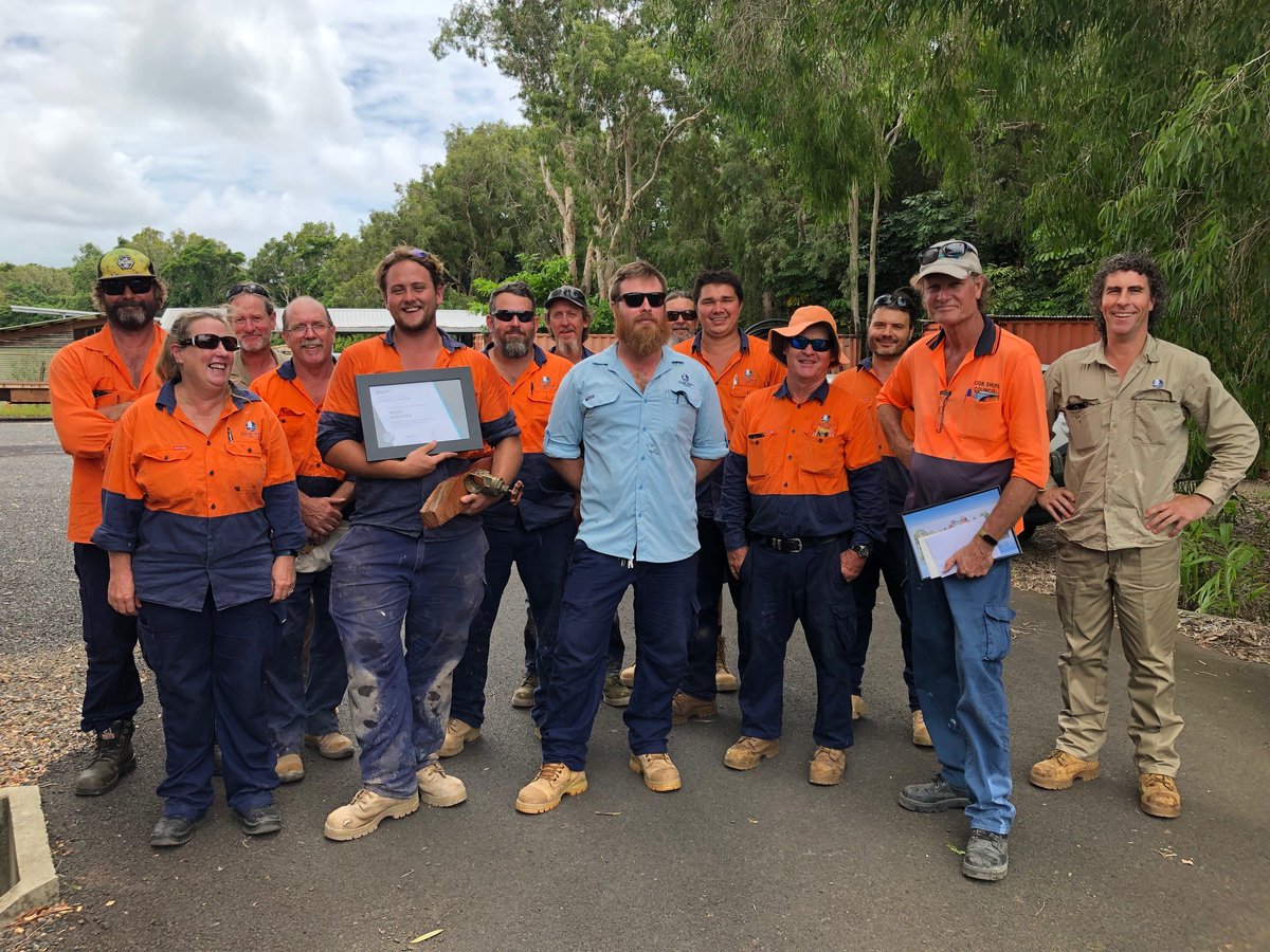 CookShire's tweet image. After four dedicated years as an apprentice plumber in Council’s hardworking Water and Wastewater team, it’s congratulations and farewell to Cooktown local, Mikel Whipper, who completed his plumbing apprenticeship with Council this month.

#apprenticeships #apprenticeshipswork
