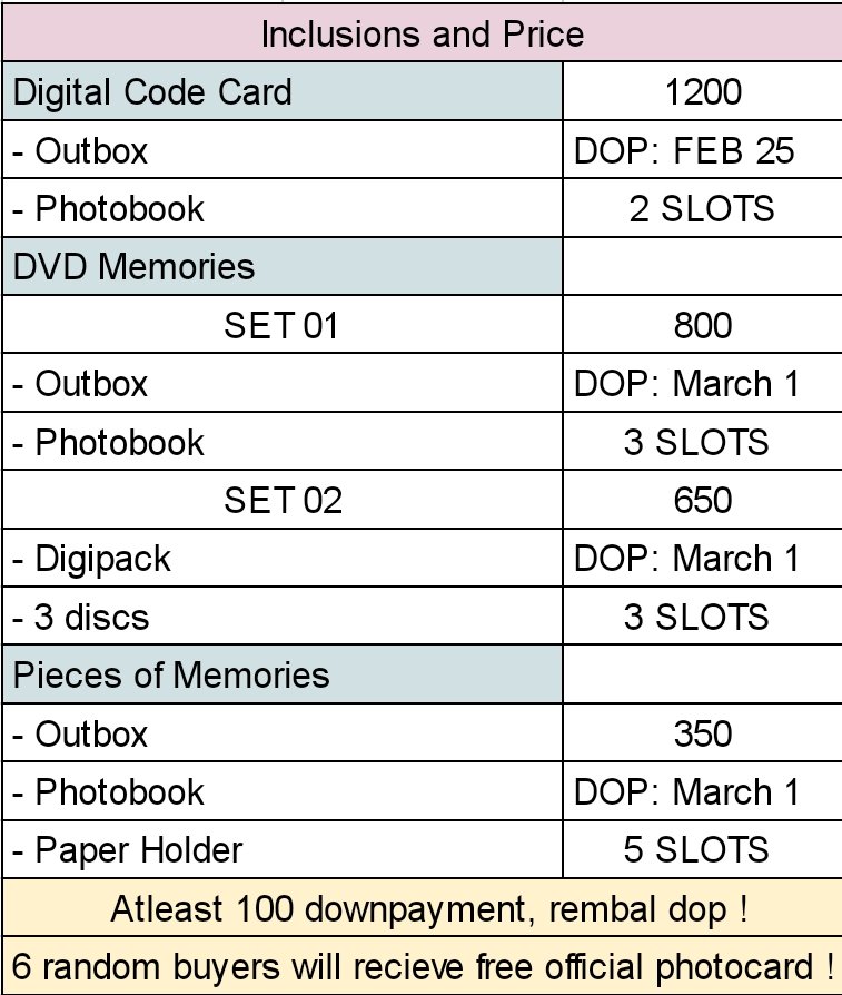 aeviscart's tweet photo. ꒰ wts lfb ph ꒱ #aevisells
Enhypen Step 1: Memories DVD, Digital Code Card & Pieces of Memories Unsealed
- all are secured and under normal eta !
- see pic below for prices and dop!
- with free random official pc to 6 random claimers :>
reply mine + item name
help rt thanks! https://t.co/JpdJ0oJTf1