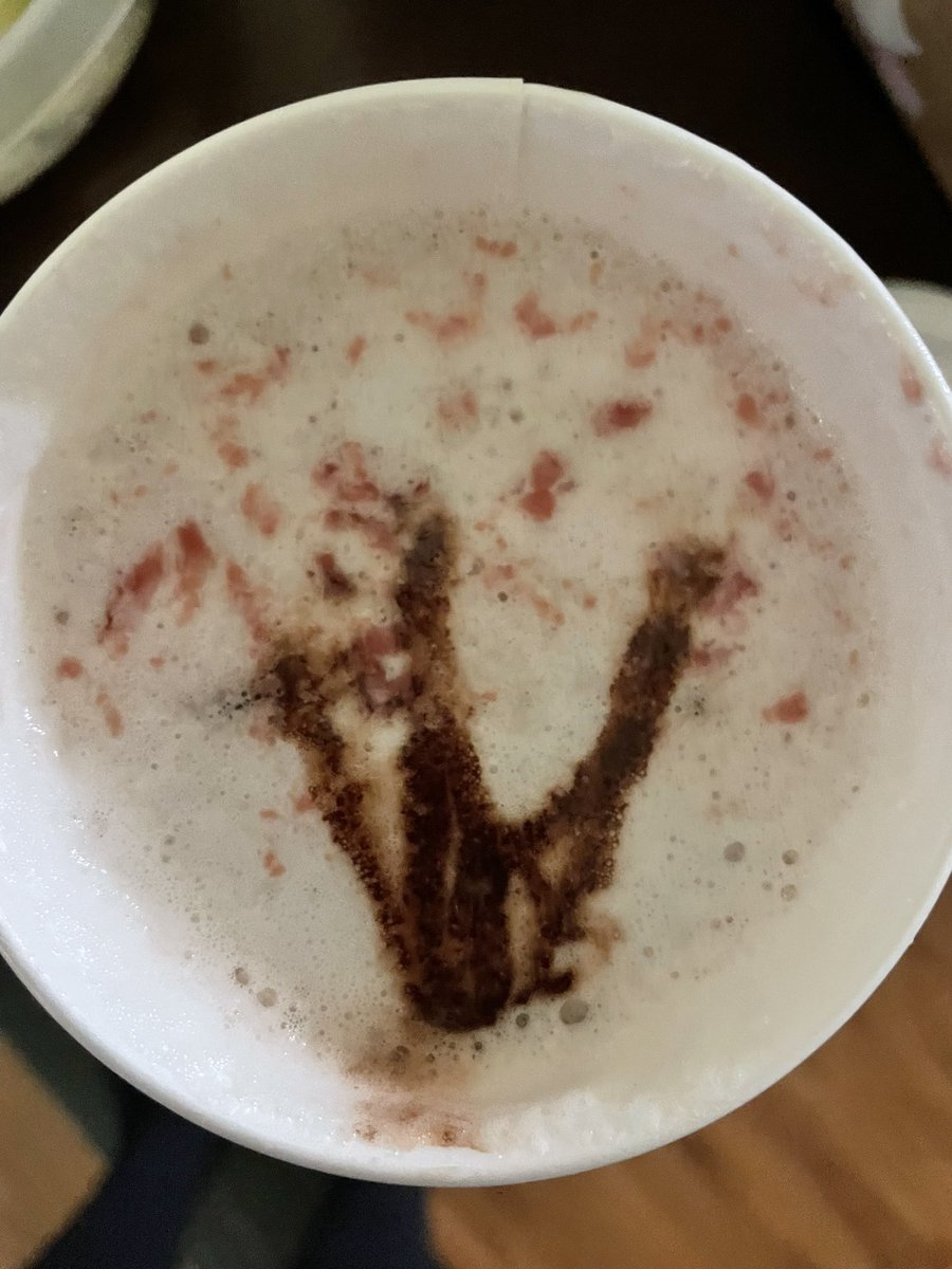 Even the Starbucks seasonal disposable cups are pretty right now. My Sakura tree design melted a bit on the drive home, but you can still kinda see it. #starbucksjapan #Starbucks #SakuraCup