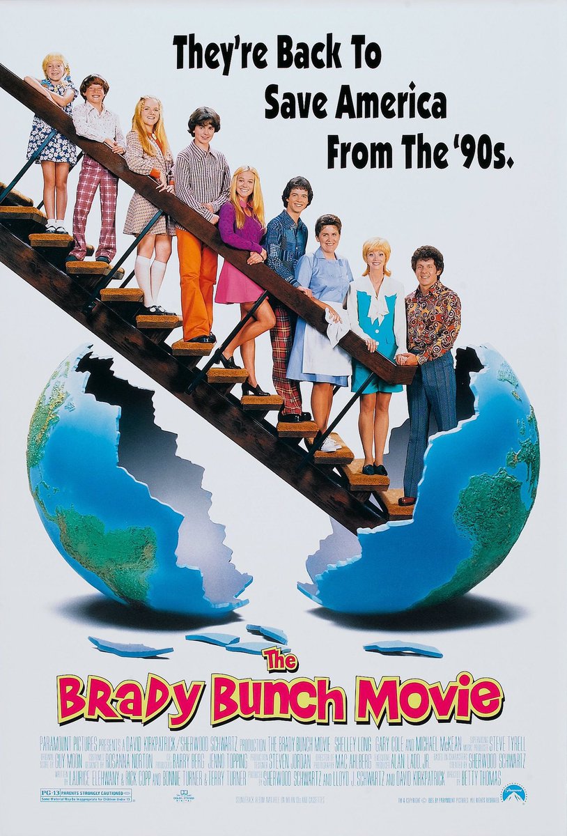FilmNewsNos's tweet photo. 🎬MOVIE HISTORY: 27 years ago today, February 17, 1995 the movie ‘The Brady Bunch Movie’ opened in theaters!
#GaryCole #ShelleyLong #HenrietteMantel #ChristopherBarnes #ChristineTaylor #PaulSutera #JenniferEliseCox #JesseLeeSoffer #OliviaHack #DavidGraf #MichaelMcKean #JeanSmart https://t.co/Zceth1r03q