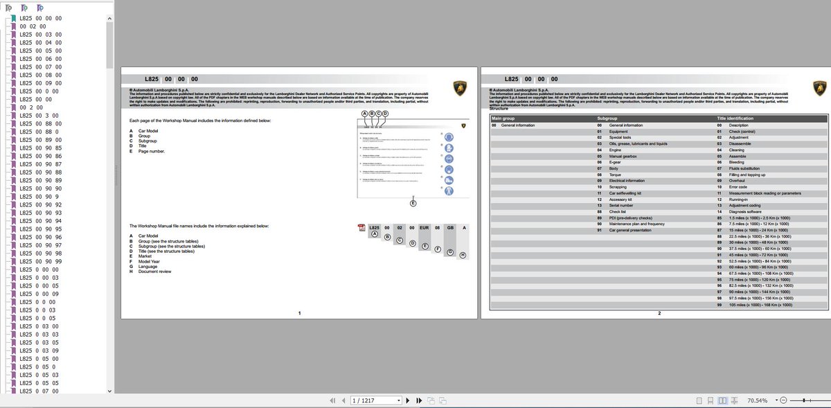 servicepartman1's tweet photo. Lamborghini 2009 Murcielago Roadster LP640-1 Workshop Manual
Size: 81.3 MB
Format: PDF
Language: English
Brand: Lamborghini
Type of machine: Automotive – Car
Type of document: Workshop Manual
Models: Lamborghini 2009 Murcielago Roadster LP640-1
Number of Pages: 1217 Pages https://t.co/D9zsTn0mFr
