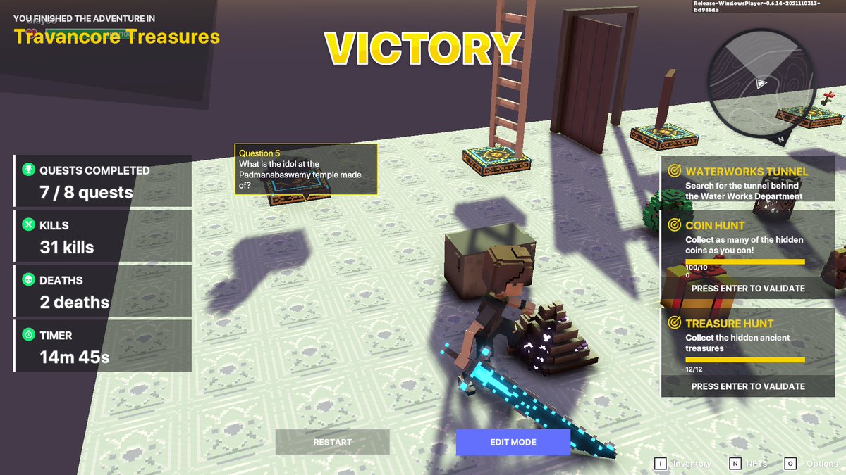 marklimcw69's tweet photo. @MetaLeagueGg @TheSandboxGame @borgetsebastien @TheVisionEx @DancingSweater @Pandapops7 @LukusIsRight Some bugs in game.. couldn't respawn properly. Overall an enjoyable challenge! https://t.co/UTPHeXsP21