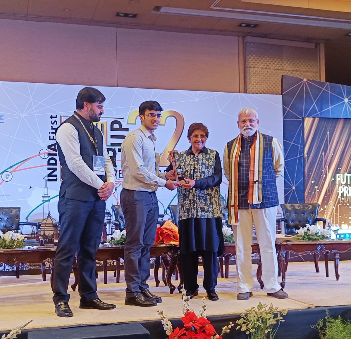 OrangewoodLabs's tweet photo. Orangewood Labs is the Best #Startup Initiative in #Robotics at @AICRAINDIA's IndiaFirst #Tech Startup Conclave! 

It was a tremendous honor receiving the award from Dr. @thekiranbedi, former Lt. Governor of Puducherry and #India's first woman IPS Officer! https://t.co/GsWJxpGRW1